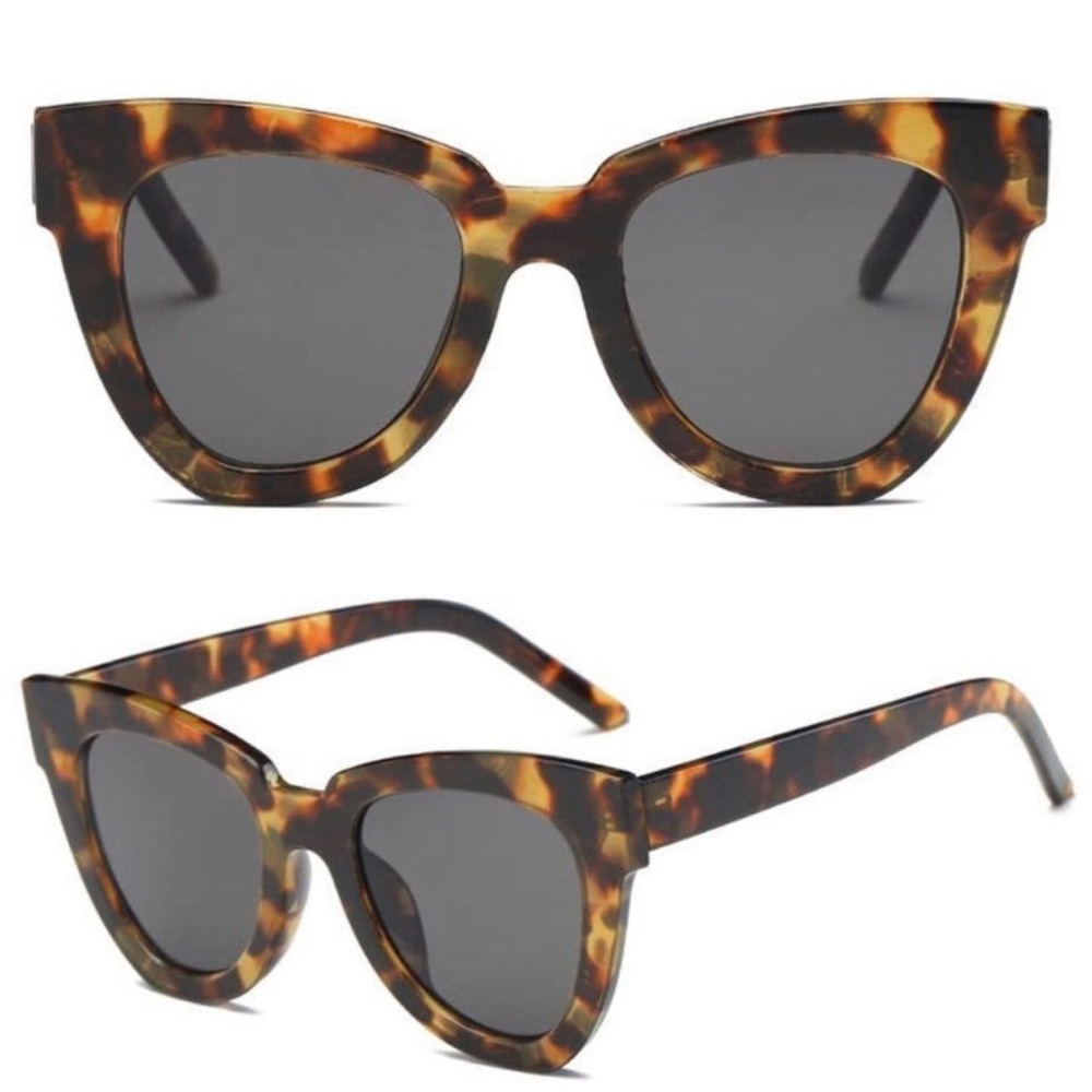 Women Retro Cat Eye Sunglasses tortoise